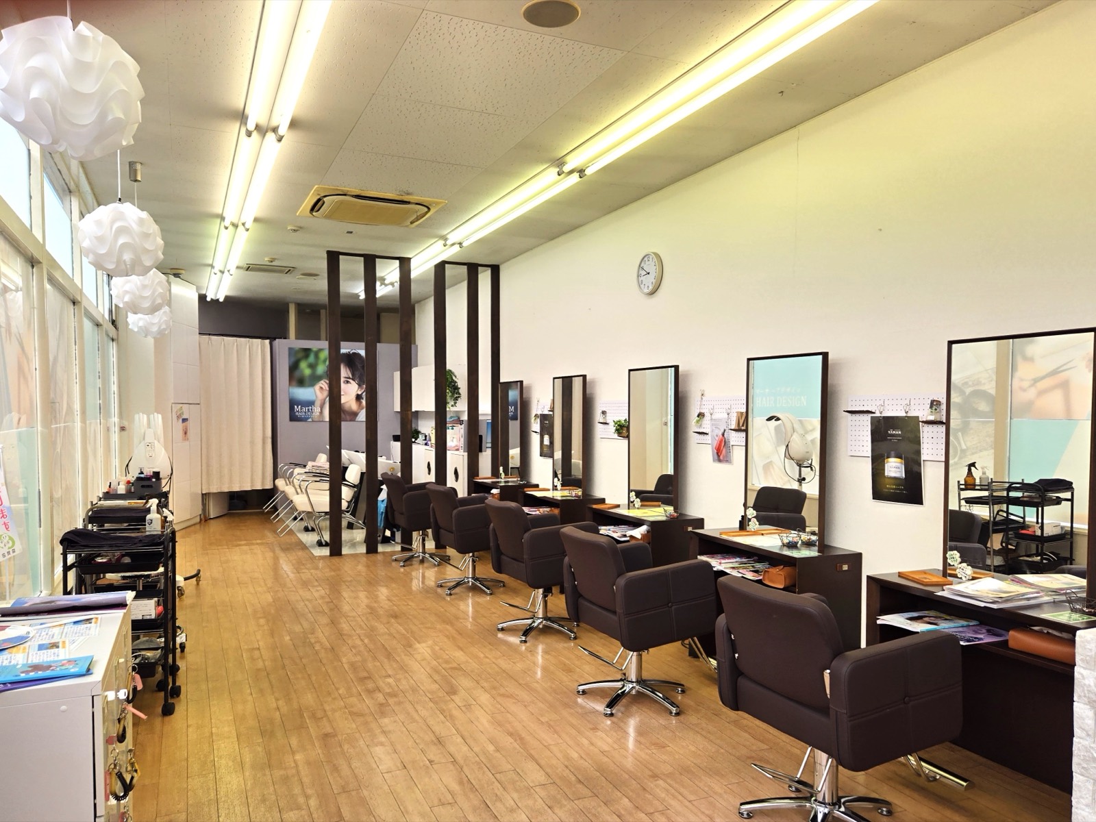 Martha HAIR DESIGN 田野倉店の店内写真